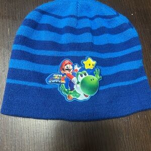 Source Unknown Blue Striped Kids Hat